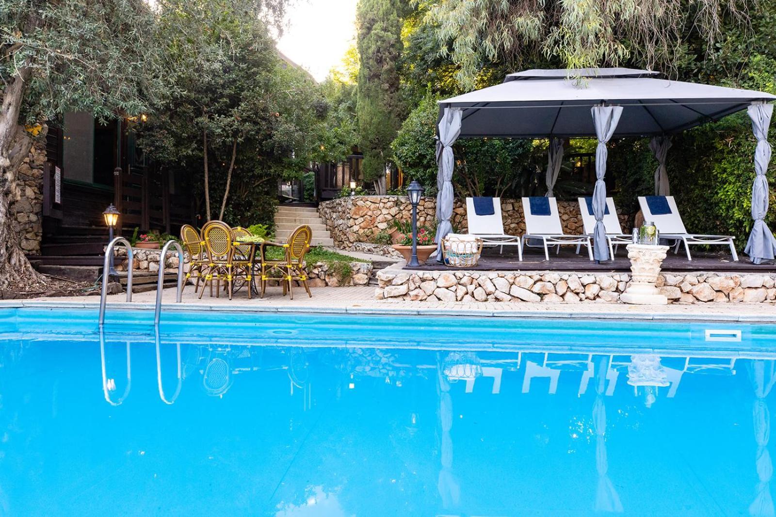 הוילה The House Rosh Pina - 2Brm With Pool מראה חיצוני תמונה