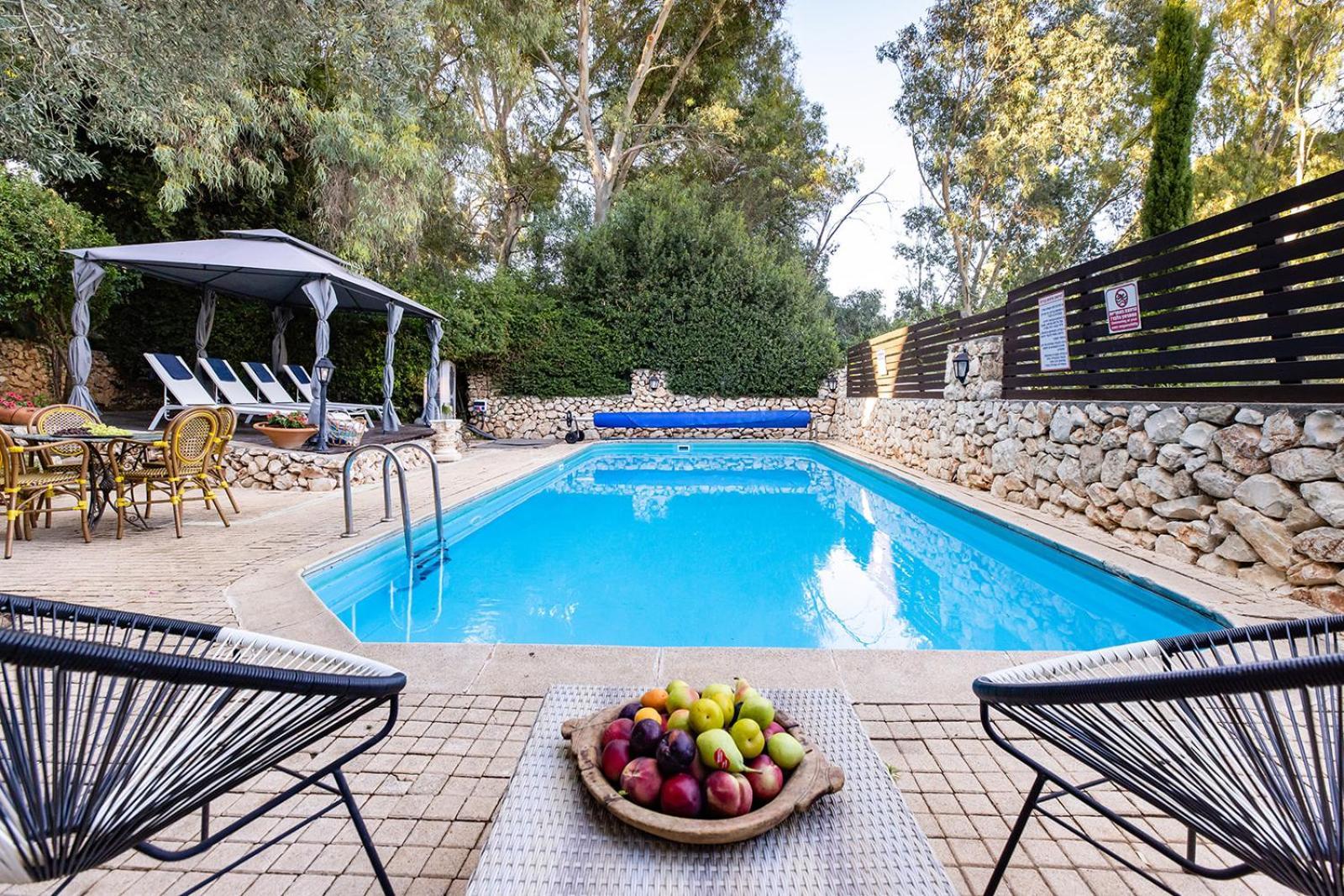 הוילה The House Rosh Pina - 2Brm With Pool מראה חיצוני תמונה